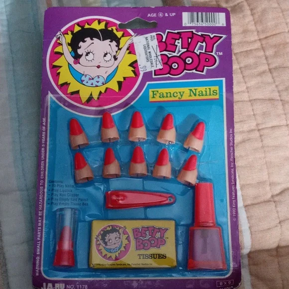 Vintage Betty Boop Kids Bundle Toy Set - NOS - 1990s King Features Syndicate